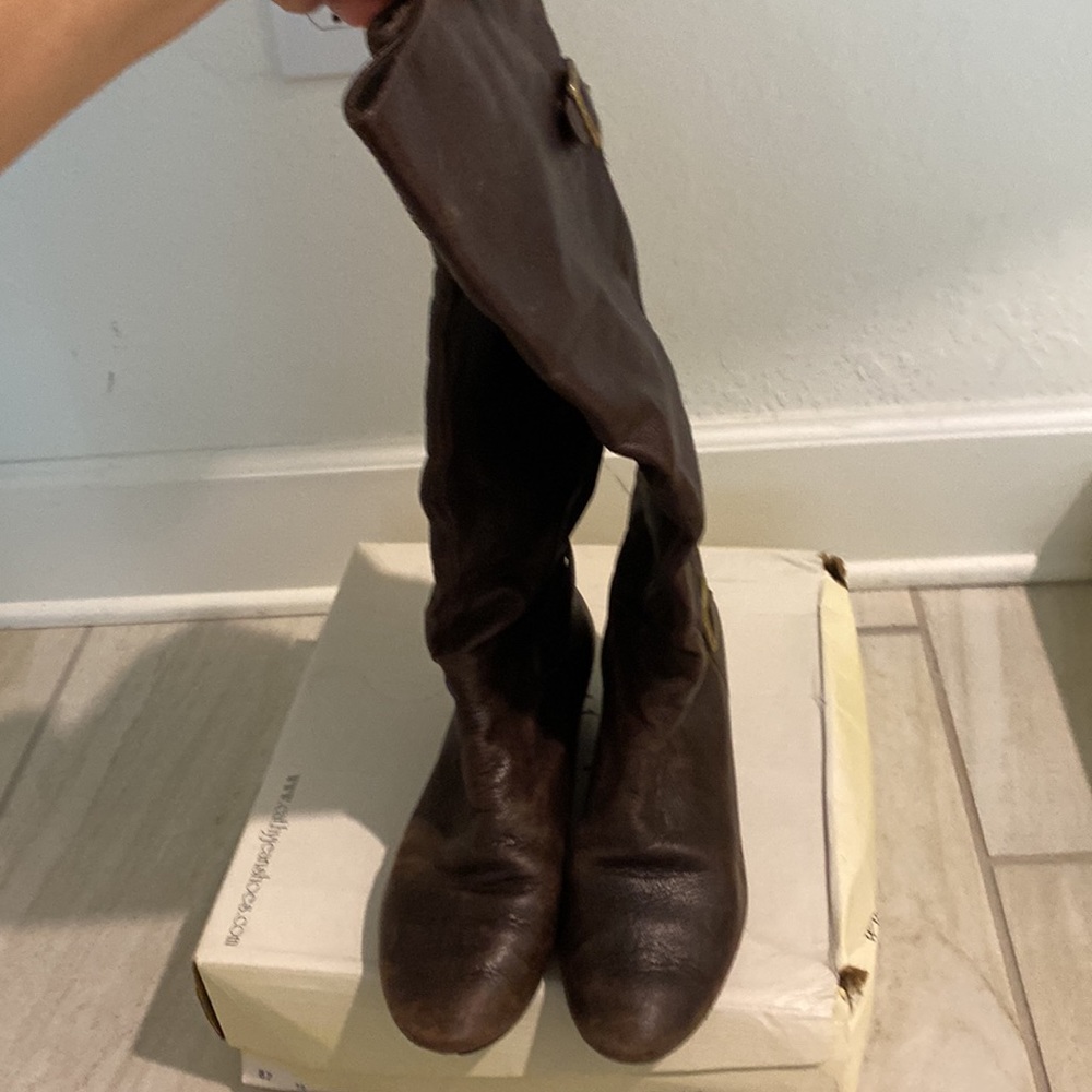 Brazilian leather Cathy Jean Boots. Size 10 - Picture 3 of 4